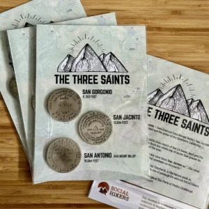 3 Saints replica benchmark challenge coins